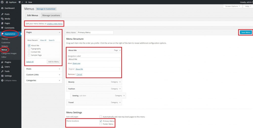 Adding Page to Menu - Copy